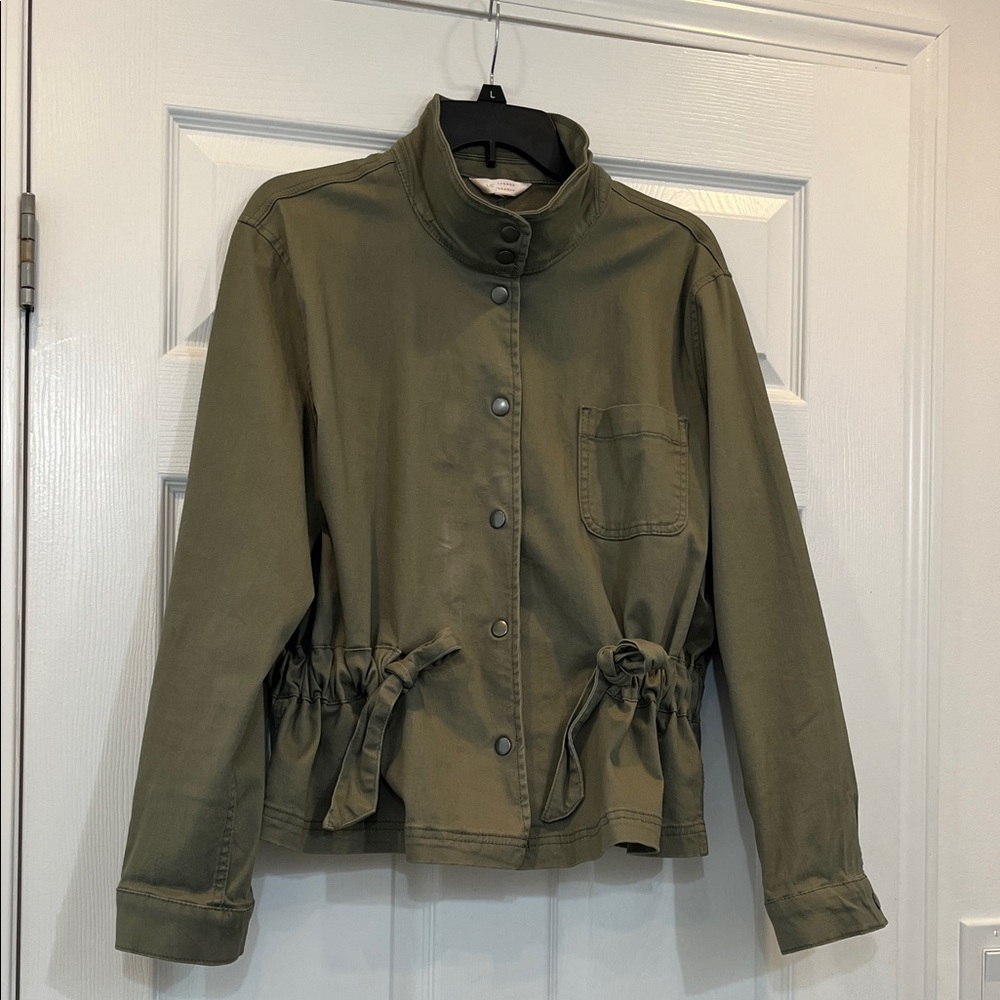 LC Lauren Conrad Utility Jacket in Olive